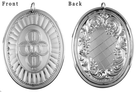 Twelve Days of Christmas-Medallion 5 Gold Rings - Boxed