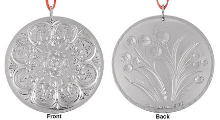 Twelve Days of Christmas-Medallion 8 Maids A Milking - Boxed