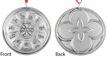 Twelve Days of Christmas-Medallion 11 Pipers Piping - Boxed