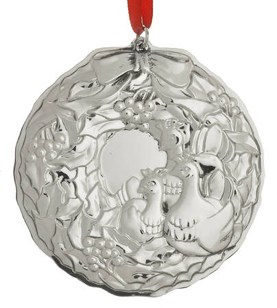 Twelve Days of Christmas Wreaths 3 French Hens - Boxed
