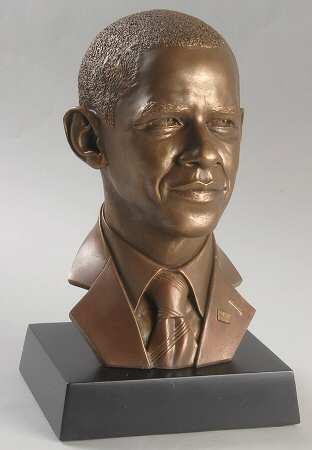Ebony Visions President Barack Obama Bust - Boxed