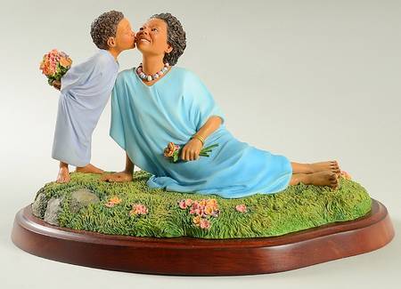 Ebony Visions Planting A Kiss - Boxed