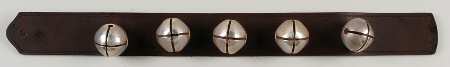 Towle Christmas Ornament Silver Sleighbell Strap - Boxed