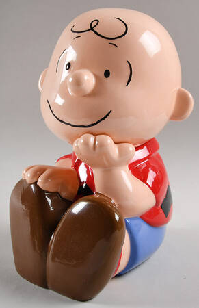 Treasure Craft Cookie Jar Charlie Brown - Boxed