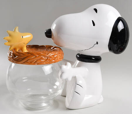 Treasure Craft Cookie Jar Snoopy & Woodstock - Boxed