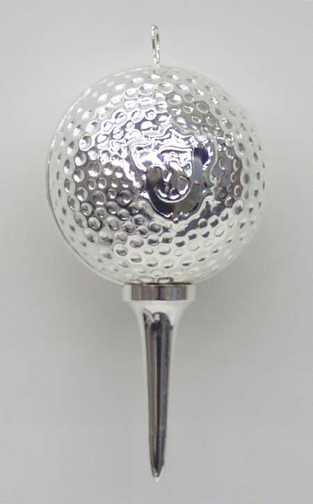 Golf Ornaments Ball And Tee - Boxed