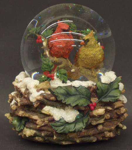 Three Jays Musical Waterglobe I'Ll Be Home For Christmas - Boxed