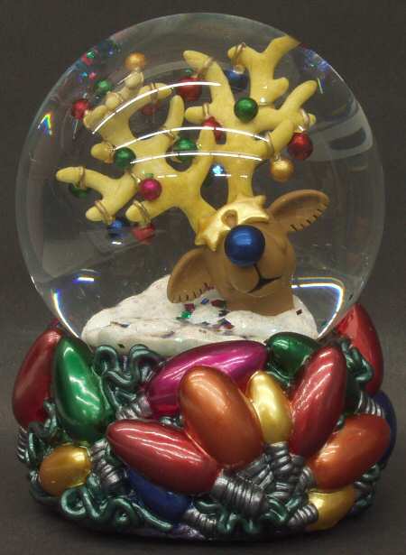 Three Jays Musical Waterglobe Jingle Bell Rock - Boxed