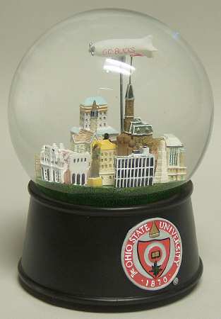 College Campus Snowglobe Ohio State University - Boxed