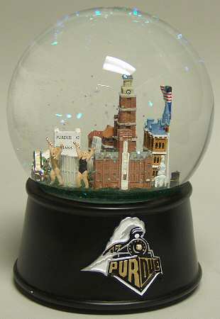 College Campus Snowglobe Purdue University - Boxed