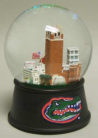 College Campus Snowglobe University Of Florida - Boxed