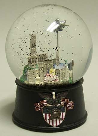 College Campus Snowglobe Us Military Academy - With Box