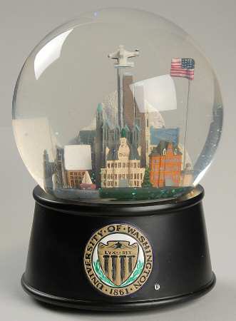 College Campus Snowglobe University Of Washington - Boxed