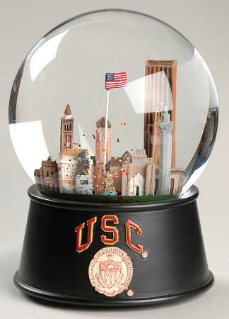 College Campus Snowglobe University Of Southern California - Boxed