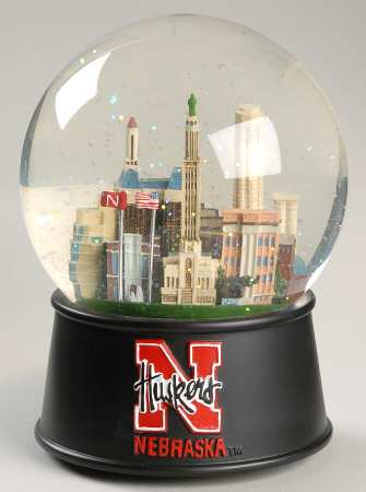 College Campus Snowglobe University Of Nebraska - Boxed