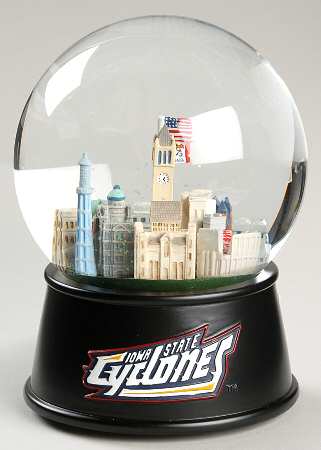 College Campus Snowglobe Iowa State University - Boxed