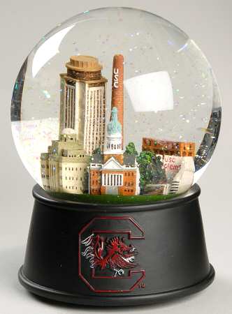 College Campus Snowglobe University Of South Carolina - Boxed
