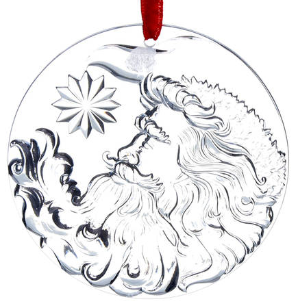Tiffany & Co Crystal Ornament Father Christmas - Boxed