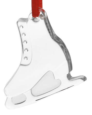 Tiffany & Co Crystal Ornament Ice Skate - Boxed