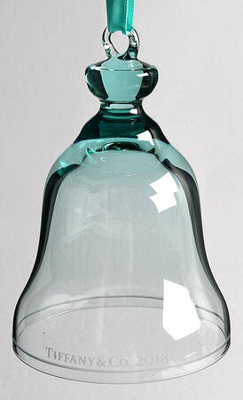 Tiffany & Co Crystal Ornament Bell - Boxed