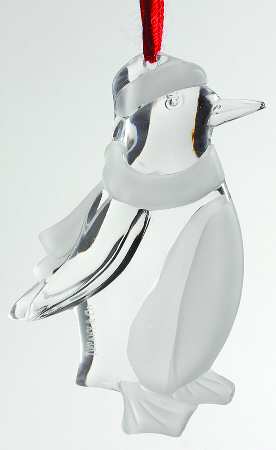 Tiffany & Co Crystal Ornament Penguin - Boxed