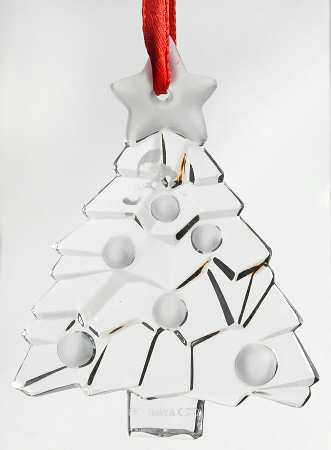 Tiffany & Co Crystal Ornament Christmas Tree - Boxed