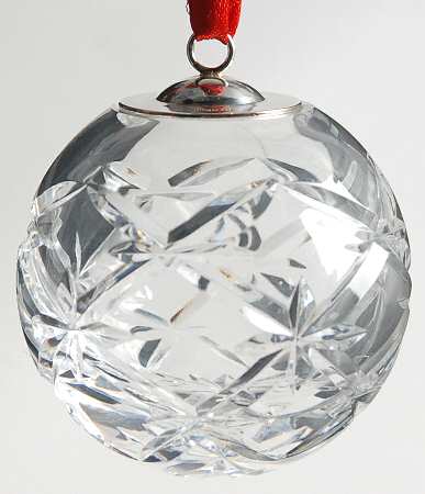 Tiffany & Co Crystal Ornament Christmas Ball - Boxed