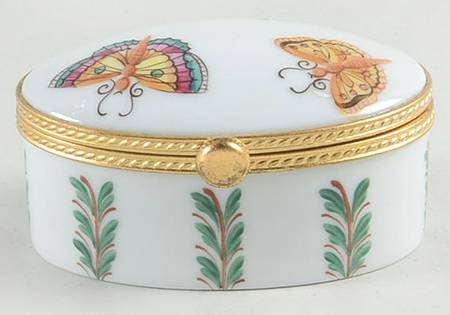 Tiffany & Co China Giftware Butterfly Limoges Box - Boxed