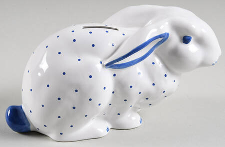 Animal Bank Collection Bunny- Dark Blue (Austria) - Boxed