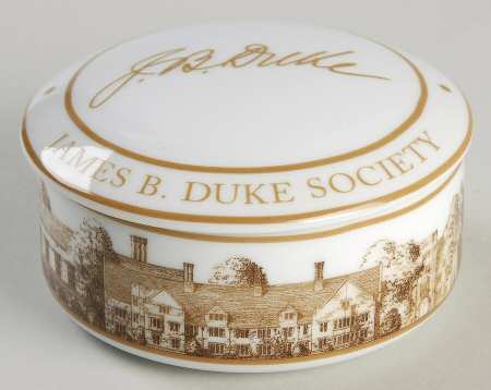 Tiffany & Co China Giftware James B Duke Society Covered Box - No Box