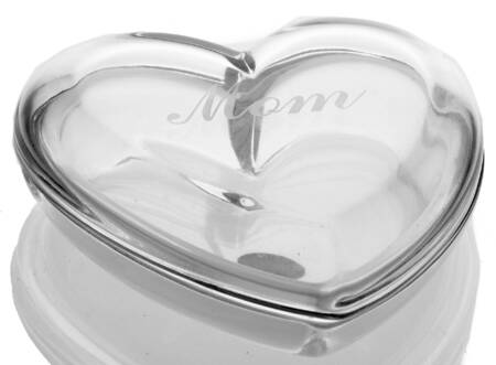 Tiffany & Co Crystal Giftware Mom-Heart Shaped Box - No Box
