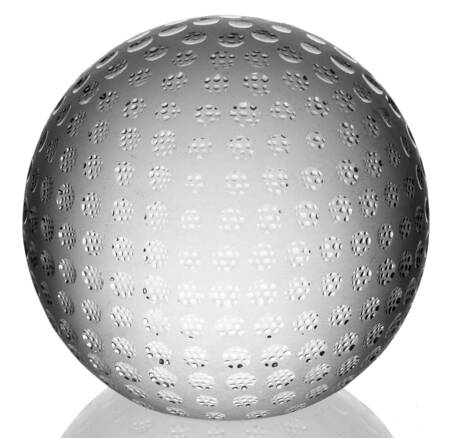 Tiffany & Co Crystal Giftware Golf Ball-Paperweight - Boxed