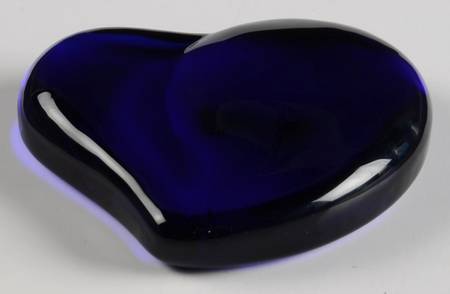 Tiffany & Co Crystal Giftware Heart Paperweight - No Box