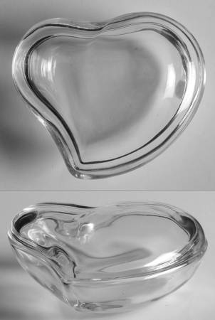 Tiffany & Co Crystal Giftware Heart Box - Boxed