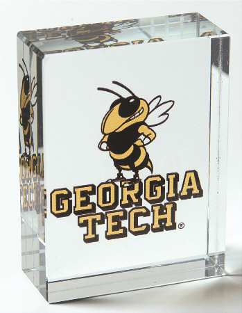 Collegiate Paperweights Georgia Tech - Boxed