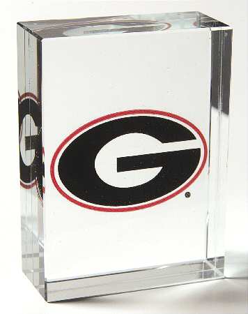 Collegiate Paperweights University Of Georgia - Boxed
