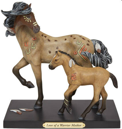Trail of Painted Ponies Love Of A Warrior Mother - With Box Bx351