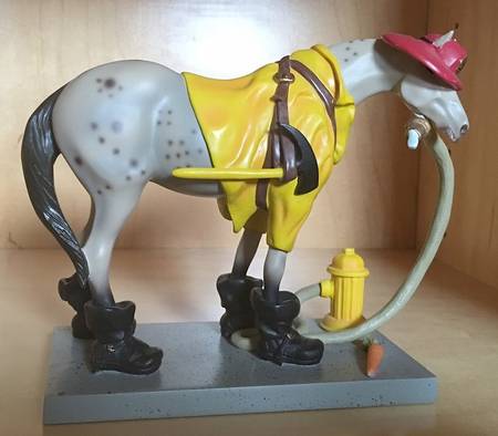 Trail of Painted Ponies Fireman Pony - Boxed