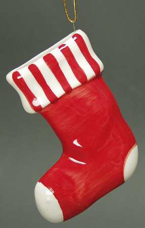 Transpac Ornaments Stocking Stuffer-Red - No Box