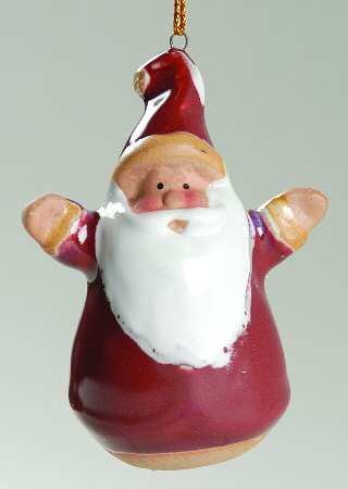 Transpac Ornaments Santa  - No Box