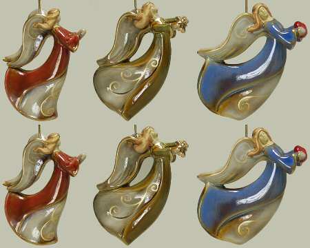 Gathering Angels Angel Orns-Set Of 6 - Boxed