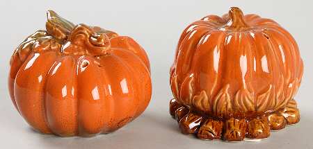 Fall & Harvest Collection Pumpkin Salt & Pepper - Boxed