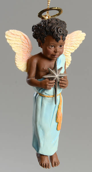 Ebony Visions-Angel Series Ornaments A Bright And Morning Star - Boxed by Thomas Blackshear
