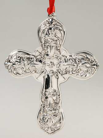 Annual Sterling Ornament 2009-Richelieu Cross  - Boxed