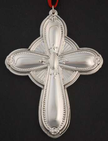 Annual Sterling Ornament 2011 Triumph Cross - Boxed