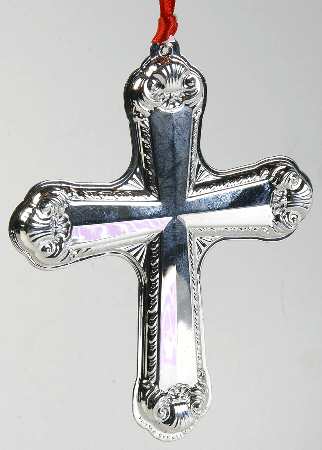 Annual Sterling Ornament 2013 Lamerie Cross - Boxed