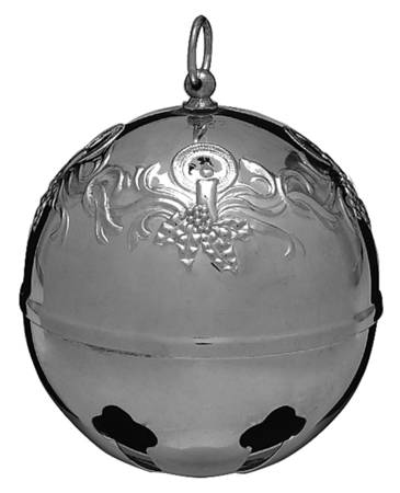 Sleigh Bell-Silverplate Ornament 1982-Candles - Boxed