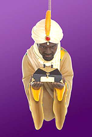 Nativity-Blackshear Circle The Wise Man-Gold - Boxed