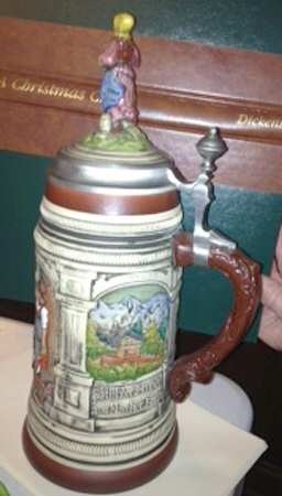 Thewalt Steins Lady Figural On Top - No Box