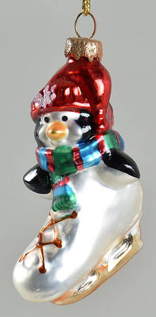 Museum Series Penguin W/Green Bow-Ball - No Box